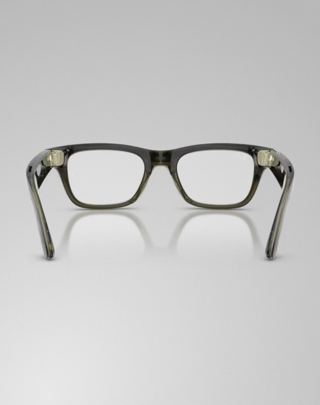 Ray-Ban Blayzer Optics 0RW7001 8530 – Lunettes de vue rectangulaires olive foncé transparent
