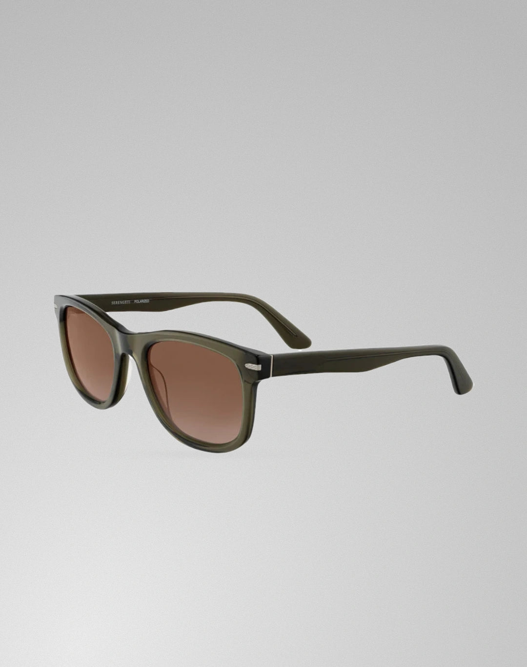 Serengeti Danny SS745004 – Lunettes de soleil cristal vert foncé brillant (L)