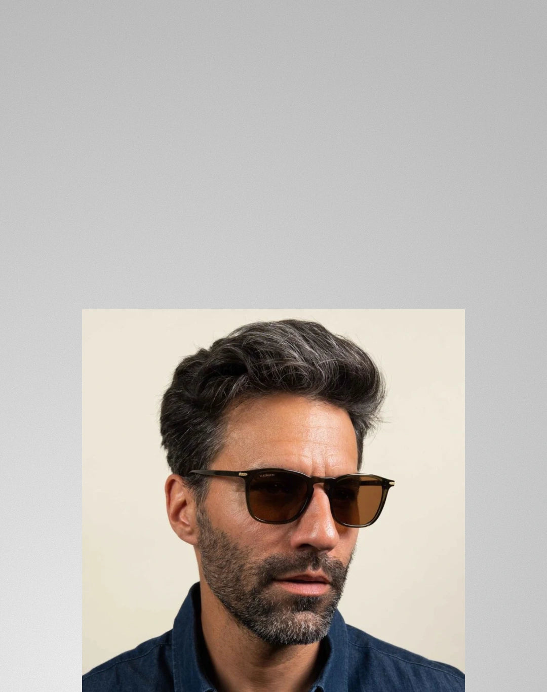 Serengeti Delio SS021001 – Lunettes de soleil carrée cristal kaki brillant