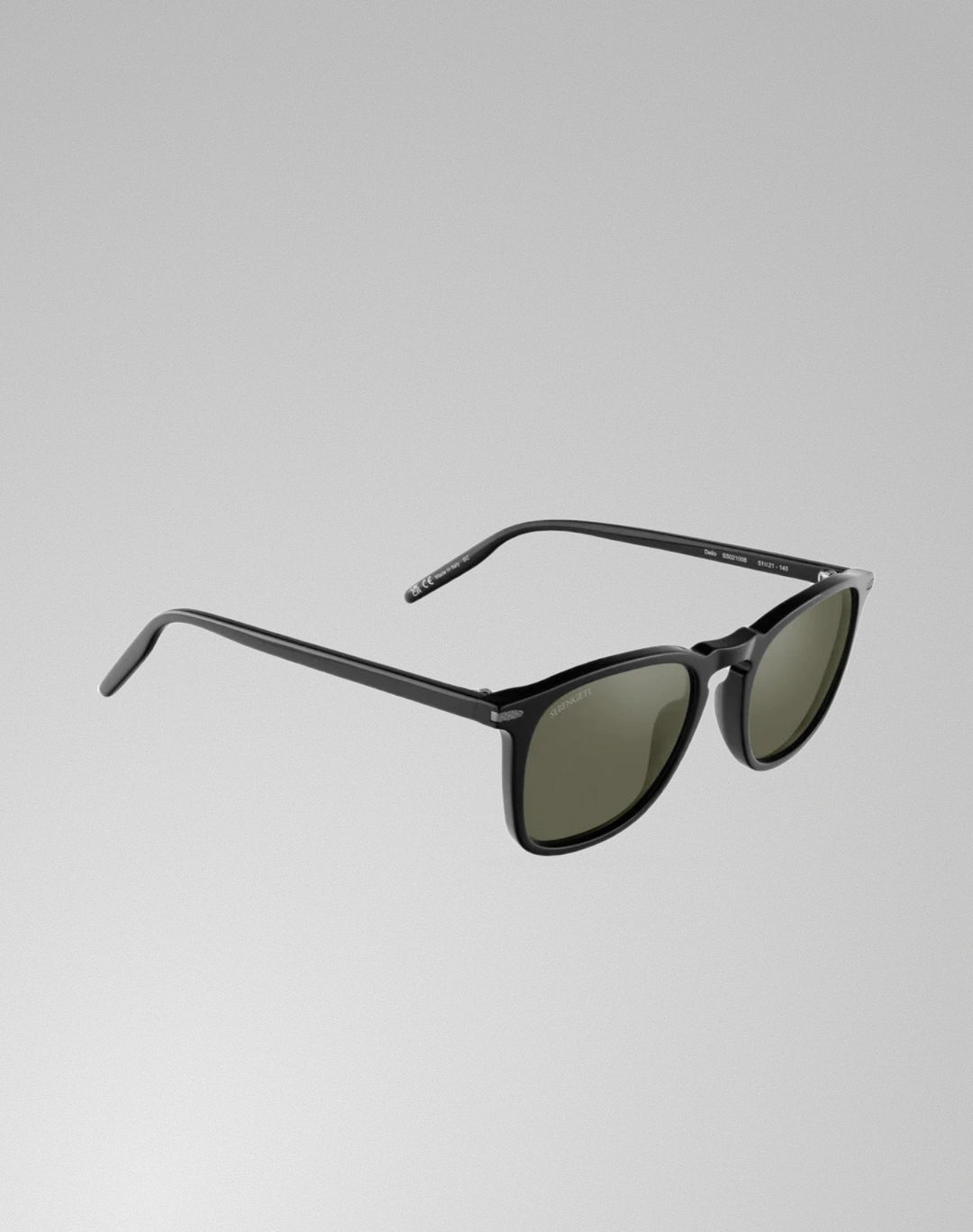 Serengeti Delio SS021008 – Lunettes de soleil carrée cristal brillant