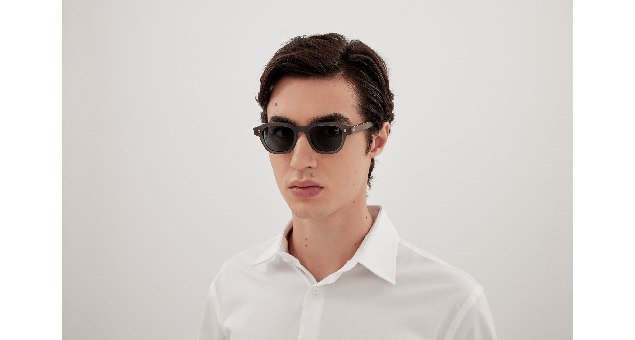 Dunhill DU0098S-003 – Lunettes de soleil rectangulaire gris (M)