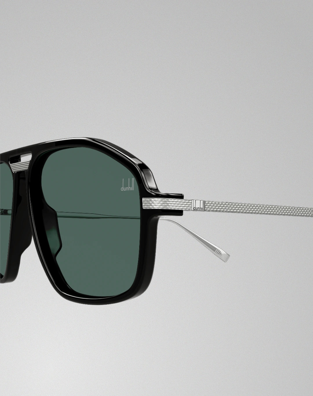 Dunhill DU0120S-003 – Lunettes de soleil pilote carrée noir (XL)