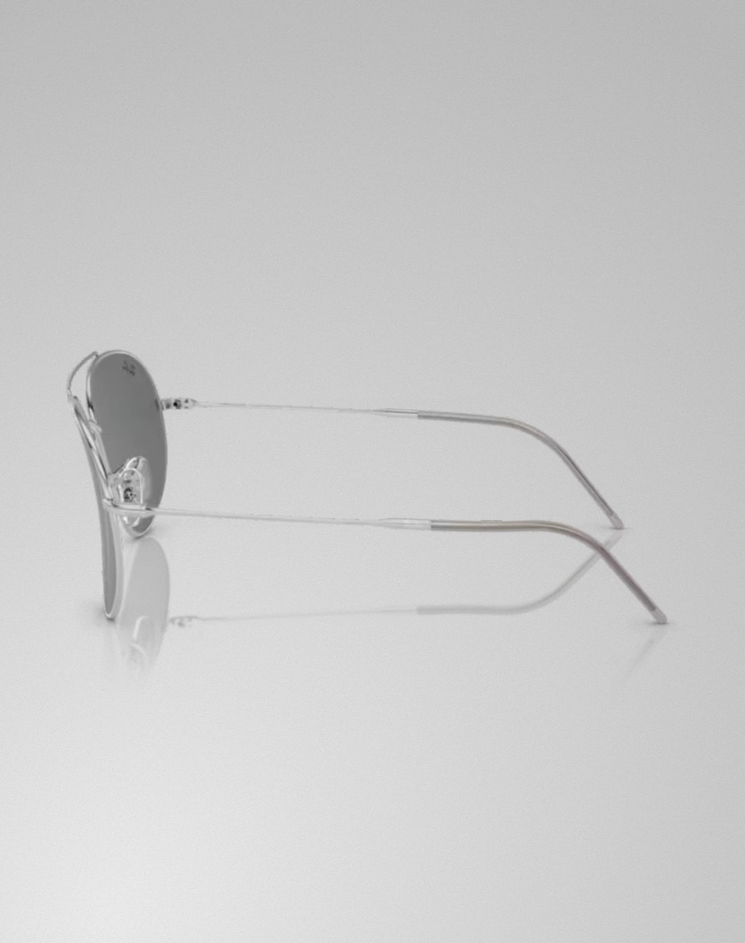 Ray-Ban 0RB0101S-003GR – Lunettes de soleil pilote argent