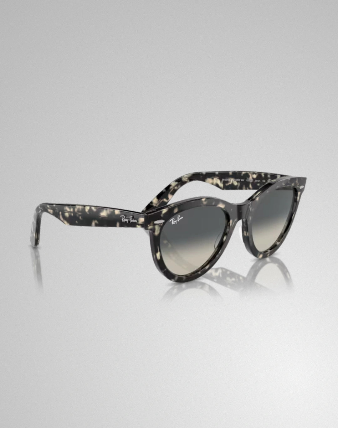 Ray-Ban RB2241-133371 – Lunettes de soleil rond gris havana