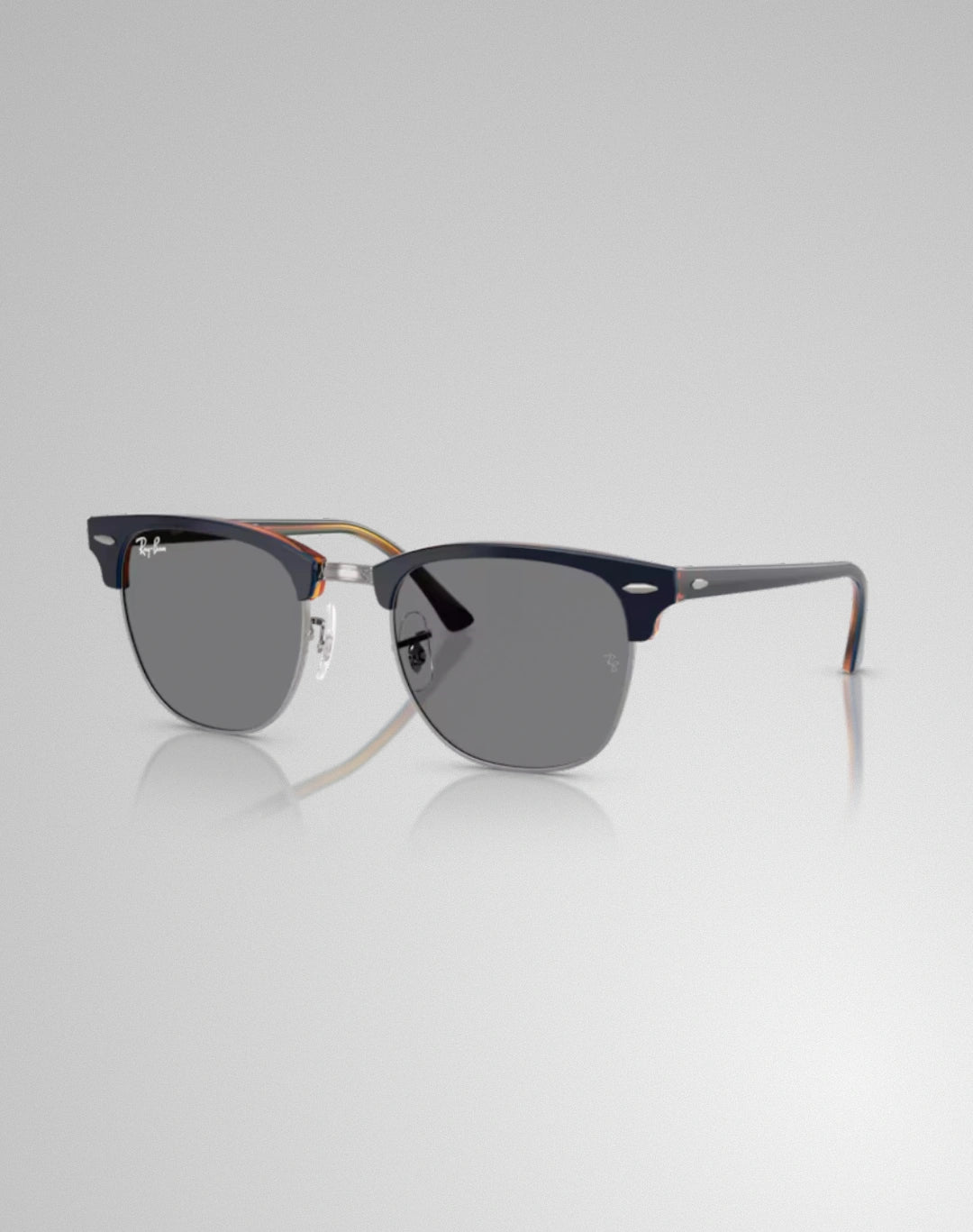 Ray-Ban RB3016-1278B1 – Lunettes de soleil Carré gunmetal bleu