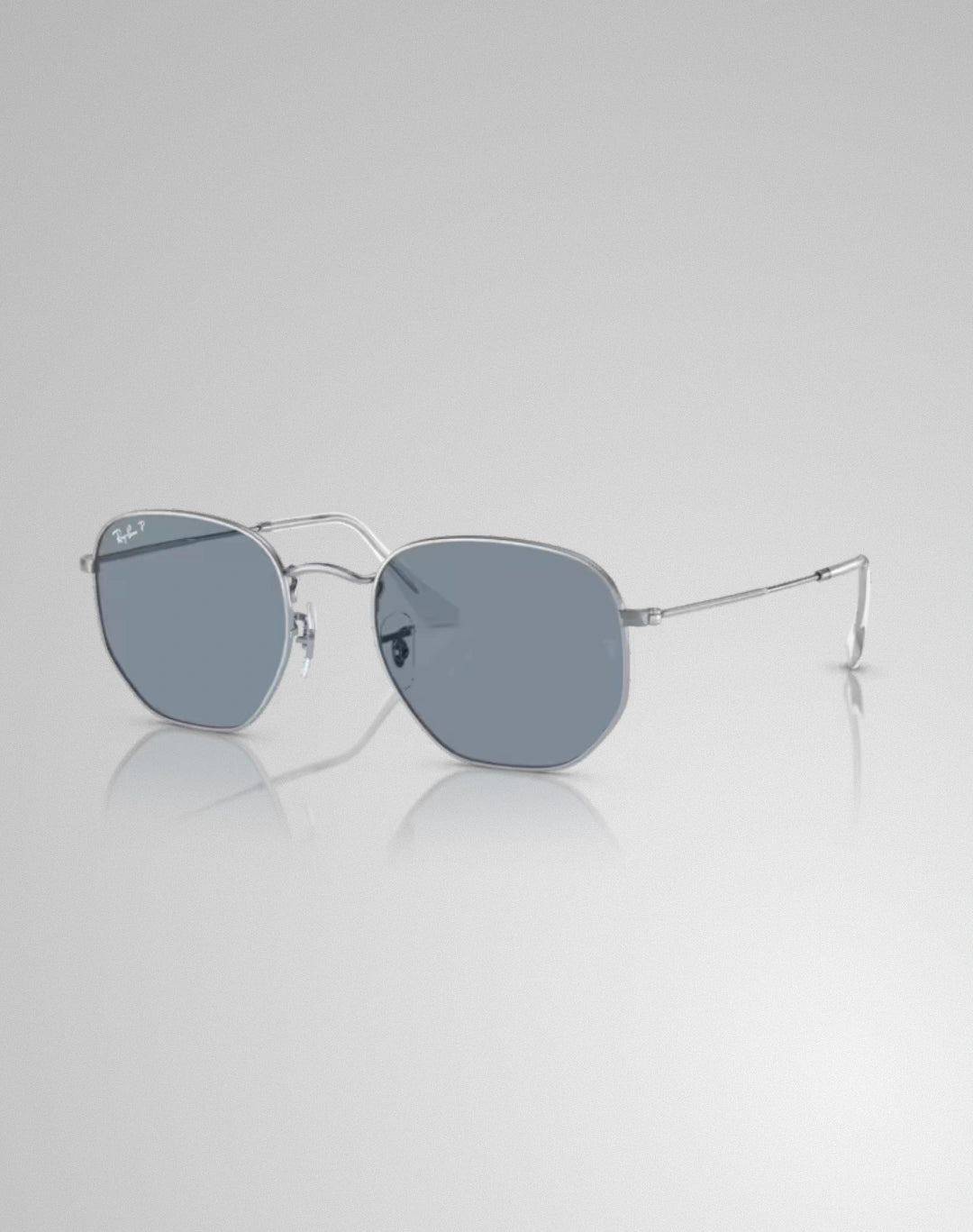 Ray-Ban RB3548N-00302 – Lunettes de soleil Irrégulier argent