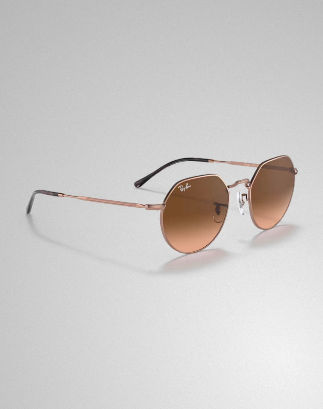 Ray-Ban RB3565-9035A5 – Lunettes de soleil irrégulier cuivre