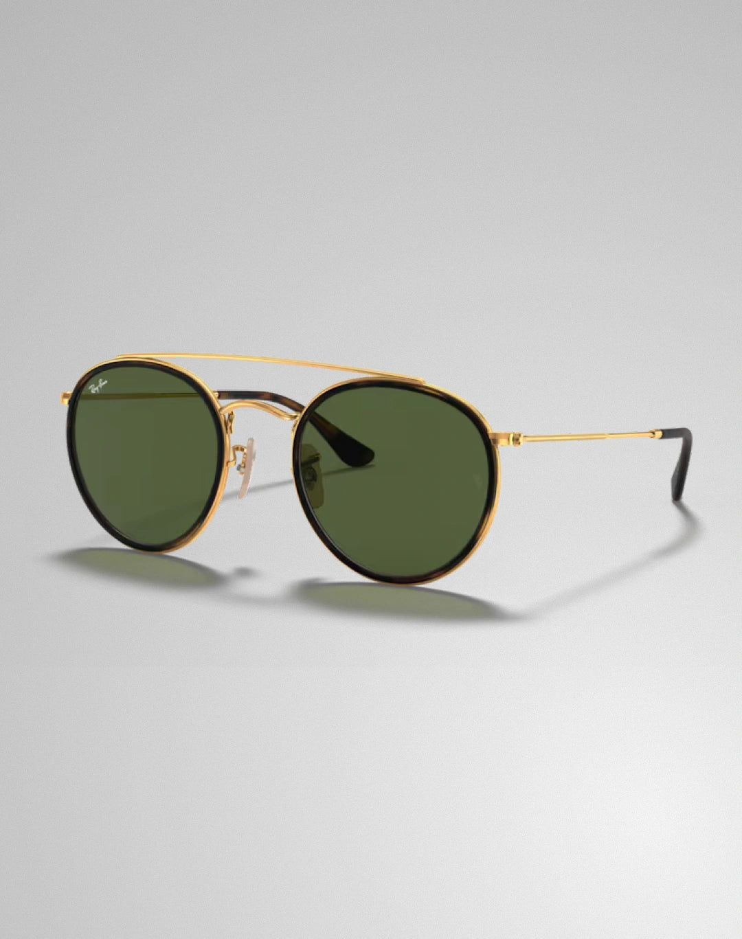 Ray-Ban RB3647N-001 – Lunettes de soleil Rond doré arista