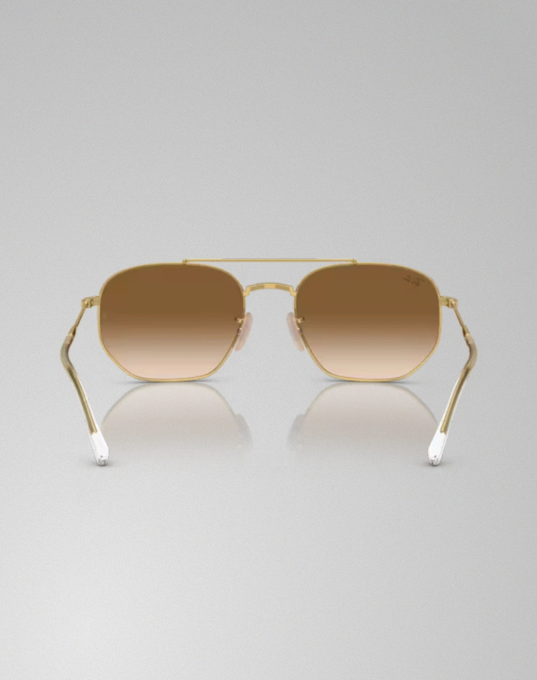 Ray-Ban RB3707-00151 – Lunettes de soleil irrégulier doré arista