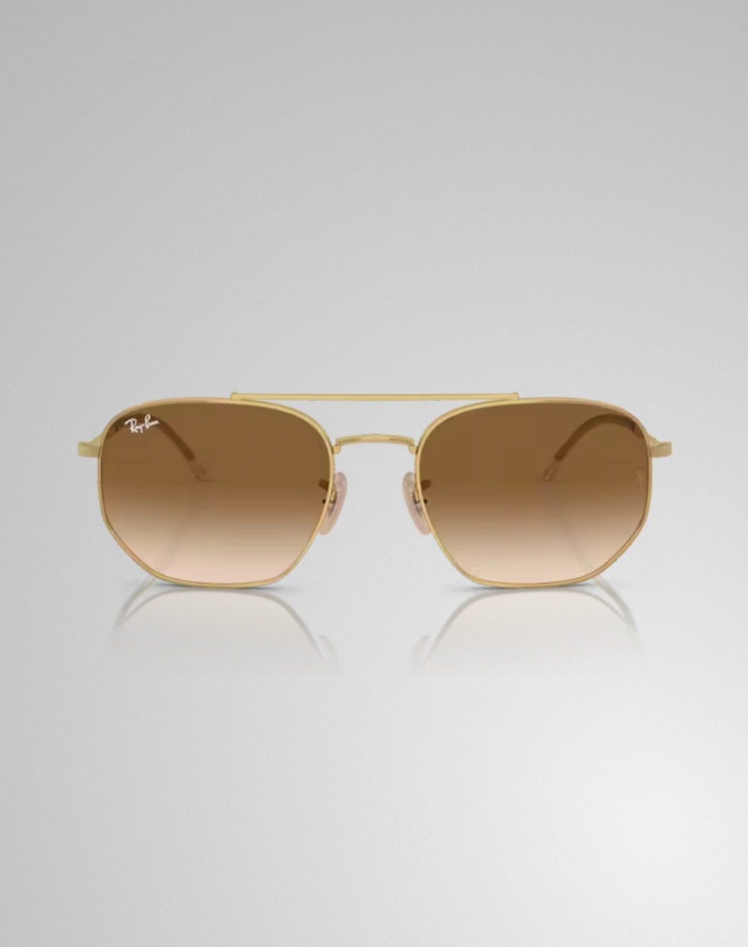 Ray-Ban RB3707-00151 – Lunettes de soleil irrégulier doré arista
