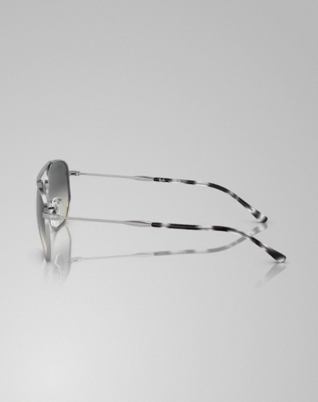 Ray-Ban RB3707-00371 – Lunettes de soleil irrégulier argent