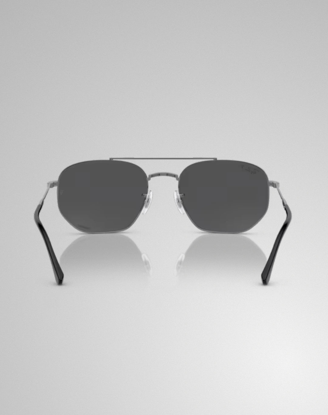 Ray-Ban RB3707-004K8 – Lunettes de soleil Irrégulier gunmetal