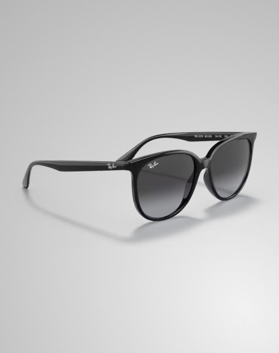 Ray-Ban RB4378-6018G – Lunettes de soleil carré noir