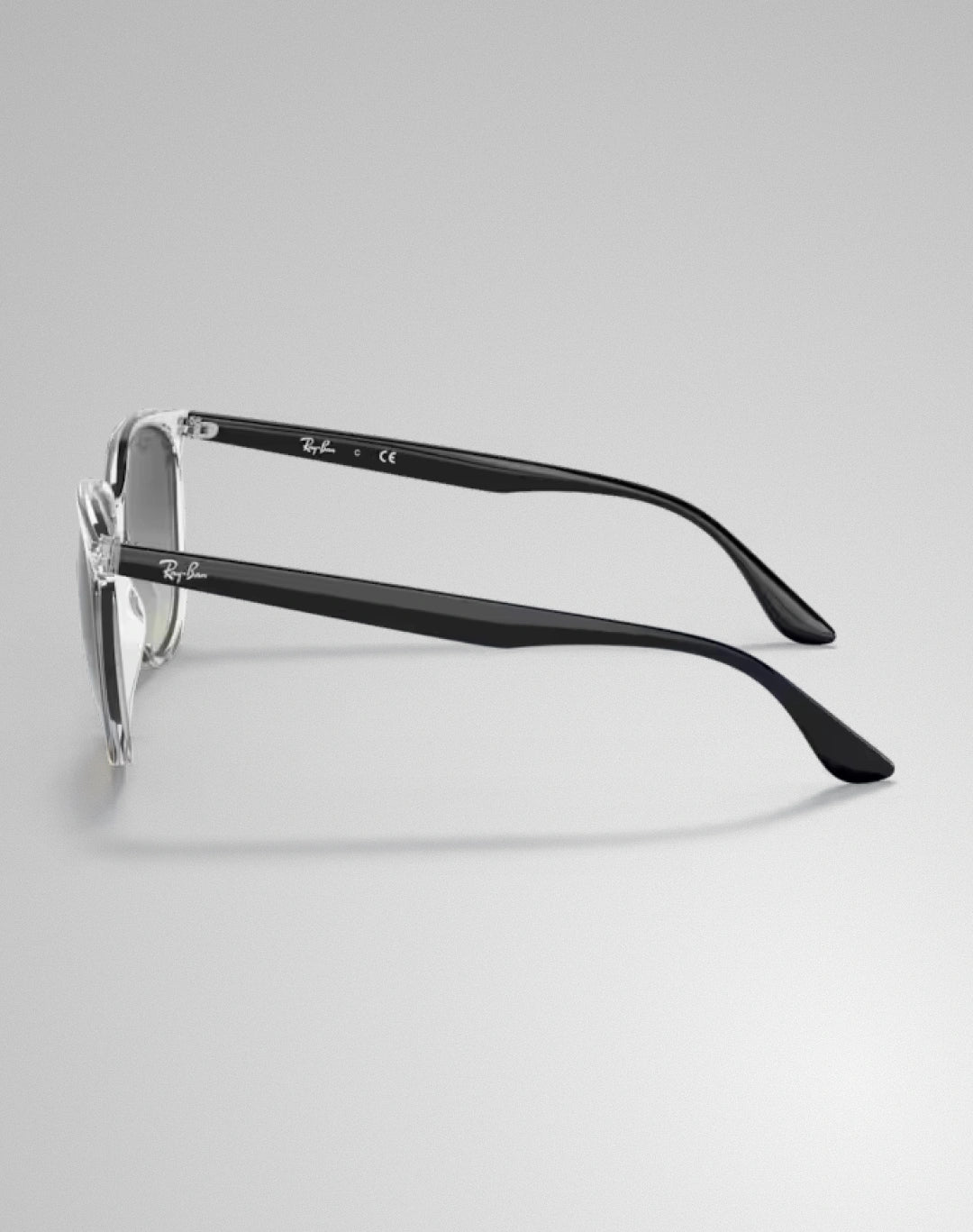 Ray-Ban RB4378-647711 – Lunettes de soleil carré transparent