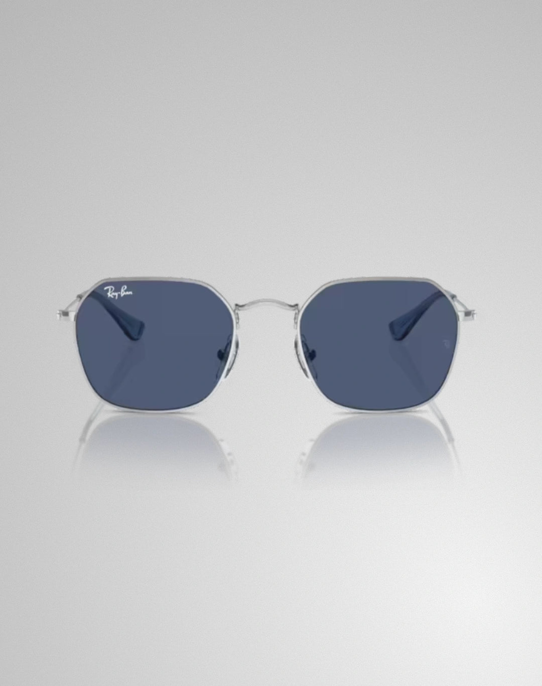 Ray-Ban RJ9594S-21280 – Lunettes de soleil irrégulier argent