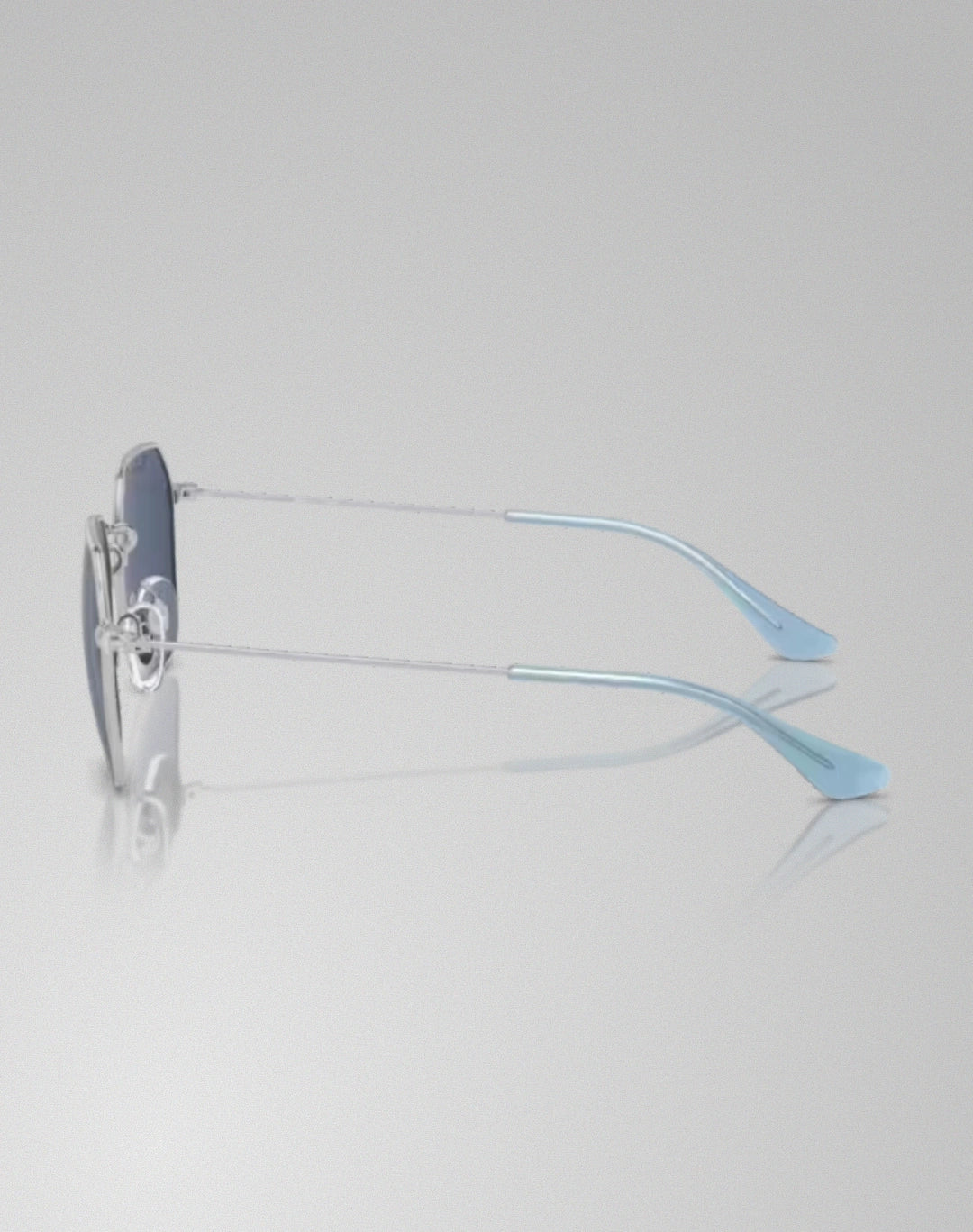 Ray-Ban RJ9594S-21280 – Lunettes de soleil irrégulier argent