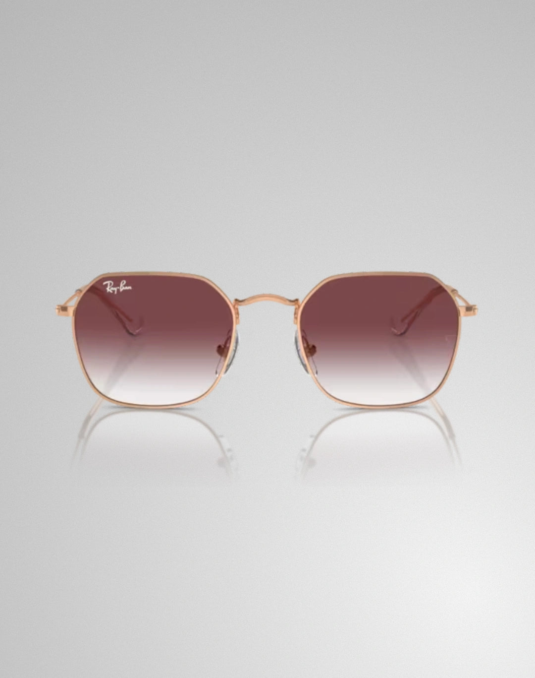 Ray-Ban RJ9594S-2918H – Lunettes de soleil irrégulier or rose
