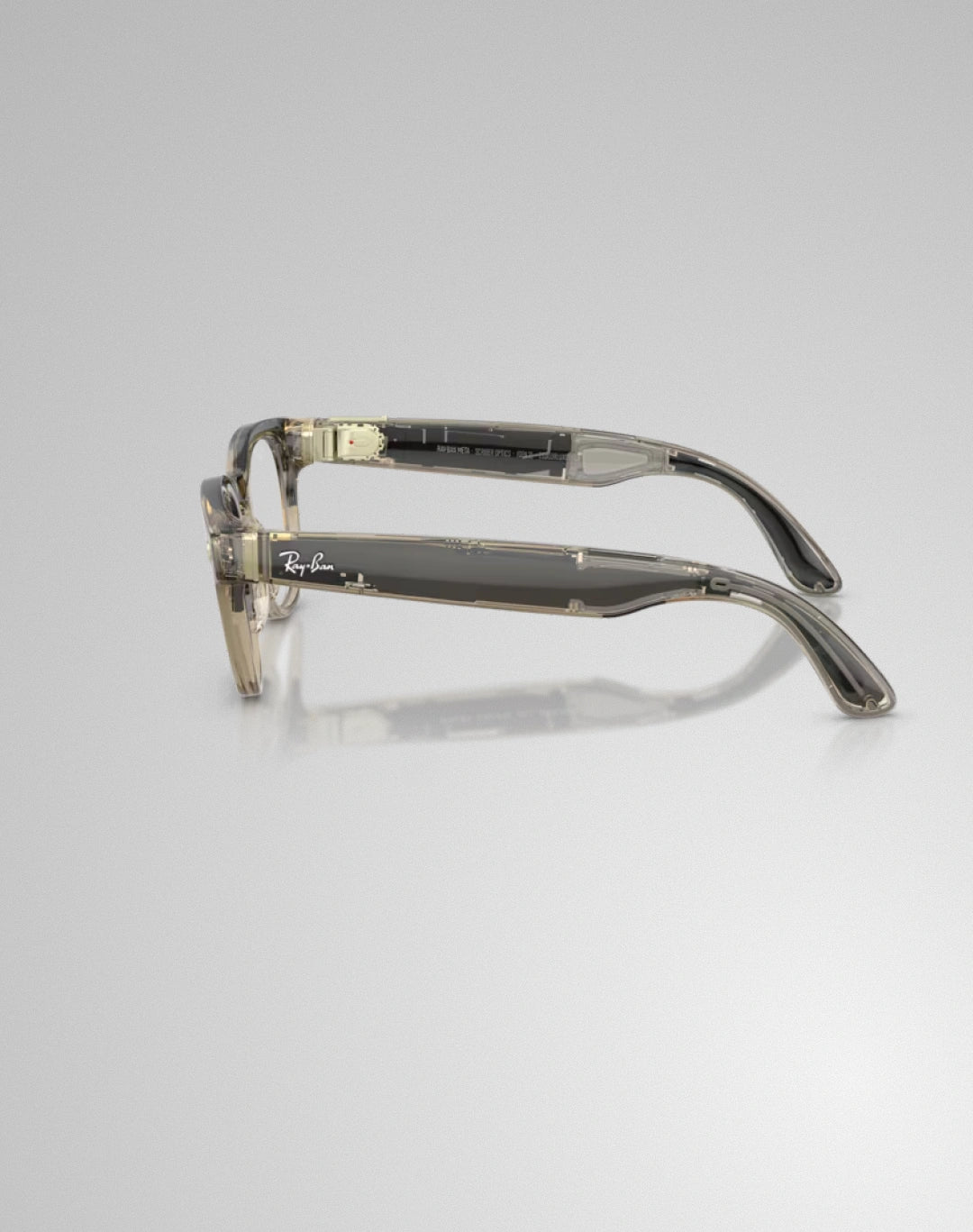 Ray-Ban Scriber Optics 0RW7002 8531 – Lunettes de vue pantos beige pierre transparent