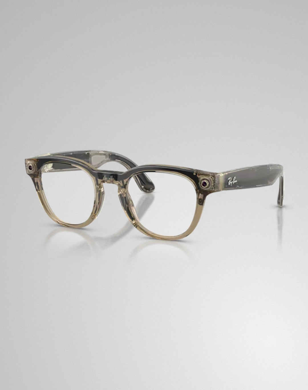 Ray-Ban Scriber Optics 0RW7002 8531 – Lunettes de vue pantos beige pierre transparent