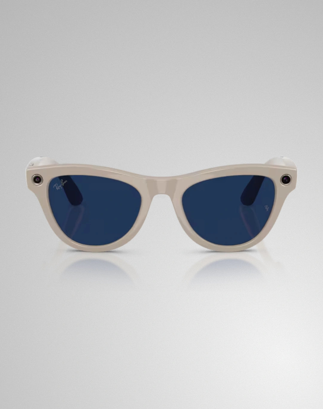 Ray-Ban Skyler 0RW4014 6700/MF – Lunettes de soleil œil de chat gris craie
