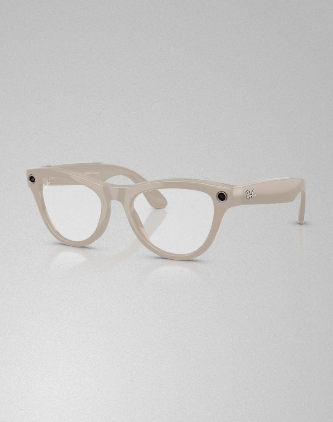 Ray-Ban Skyler 0RW4014 6700/MF – Lunettes de soleil œil de chat gris craie